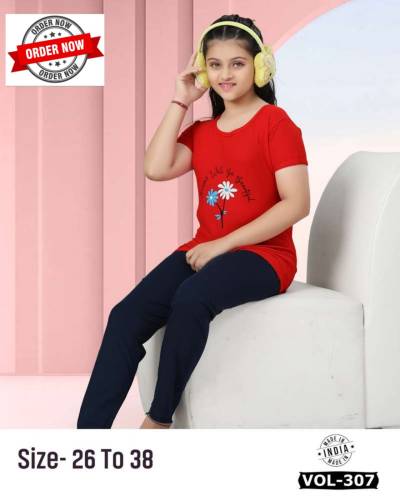  KIDS VOL.DN-307-NN (0.2) BY SUMMER SPECIAL DESIGNER NIGHT SUITS WHOLESALER IN INDIA